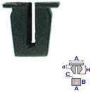 15253 Rozpínací matice pro kryty podvozku