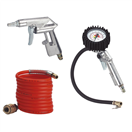 Einhell 4132741 Pneu nářadí 3-dílná sada Měření tlaku pneu,pistole,hadice spirálová Einhell