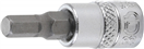 BGS technic 102499 Zástrčná hlavice 1/4 imbus 5 mm, 6hran - BGS 2499