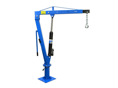 Dílenský jeřáb hydraulický 1 t, otočný skládací