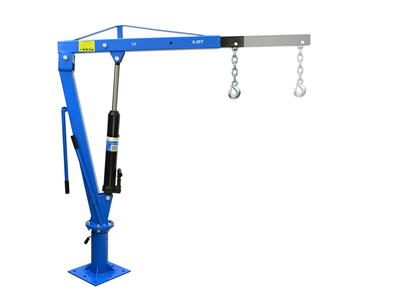 Dílenský jeřáb hydraulický 1 t, otočný skládací