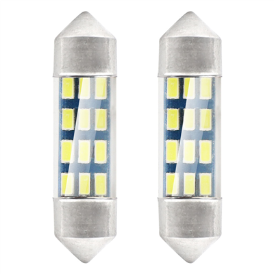 LED STANDARD 3014 12SMD Festoon C5W C10W C3W 36mm White 12V