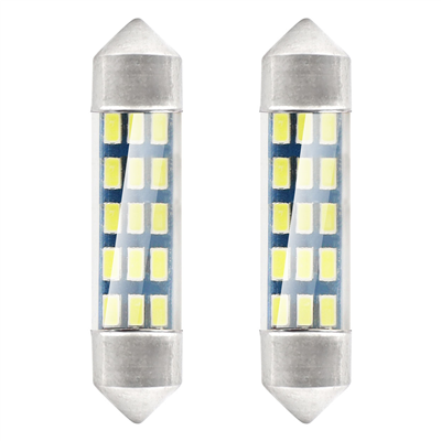 LED STANDARD 3014 15SMD Festoon C5W C10W C3W 39mm White 12V