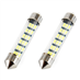LED STANDARD 3014 18SMD Festoon C5W C10W C3W 41mm White 12V