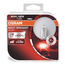 OSRAM 64211NBS-2HB - Halogenová žárovka  H11 12V 55W PGJ19-2 NIGHT BREAKER SILVER+100% / 2ks