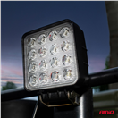 Amio 01700 LED pracovní světlo 16x LED AWL05 EMC 108x108 48W FLAT 9-60V
