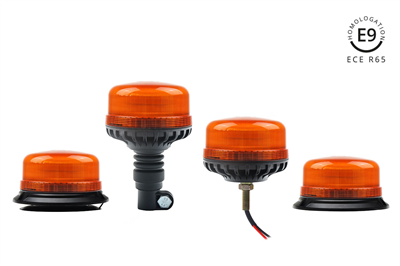 Výstražný maják pevný W03B s 3 šrouby R65 R10 36LED 12 / 24V IP56