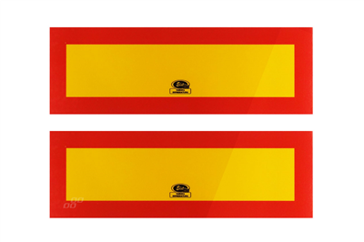 Reflexní cedule tahač TI-P2/LAV 100x300 101-04W-92 (2 ks)