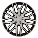 Versaco 10944 Poklica DAKAR NC 16 SILVER&BLACK (černo- stříbrná) s chromovými šrouby