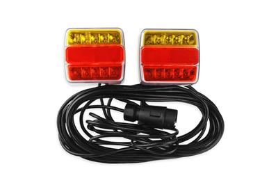 Sada zadních magnetových svítidel pro přívěsný vozík AMiO-02141