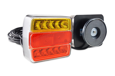 Sada zadních magnetových svítidel pro přívěsný vozík AMiO-02141