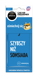A10667 Osvěžovače vzduchu AROMA CAR LETS SMILE New Car