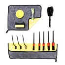 Amio 03100 Sada detailinových štětců velká 14ks