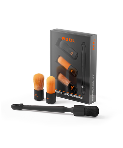ROUND DETAILING BRUSH PRO SET