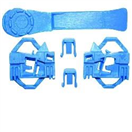 ROMIX 20139 Sada příchytek stah. mech. okna