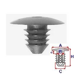 Příchytka čalounění