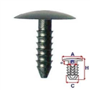 ROMIX A12631 Příchytka izolace motorového prostoru