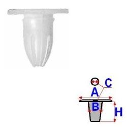Příchytka pro boční lišty