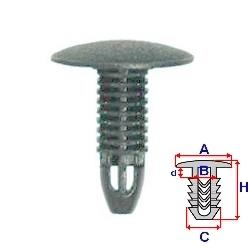 Příchytka čalounění