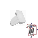 ROMIX A82028 Příchytka plastového prahu