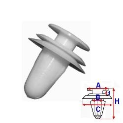Příchytka čalounění