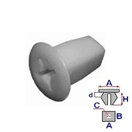 ROMIX B14275 Rozpínací matice pro plastové nadkolí