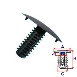 Příchytka čalounění