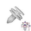 ROMIX B19628 Příchytka čalounění