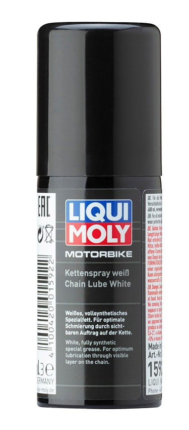 Bílý tuk na řetězy motocyklů - 50ml