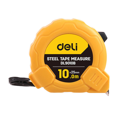 Metr 10m/25mm Deli Tools EDL9010B (žluté)