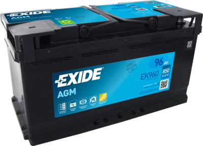 EK960 Autobaterie Exide AGM - 96Ah