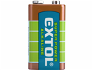 Extol EX42016 Baterie alkalické, 1ks, 9V (6LR61) EXTOL-LIGHT