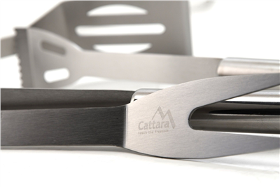 Grilovací nářadí BBQ sada 3ks blister CATTARA