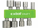 Extol EX10213 Klíče nástrčné do vrtačky, 8ks, 5-5,5-6-7-8-10-11-13mm, 1/4 šestihran, CrV EXTOL-CRAFT