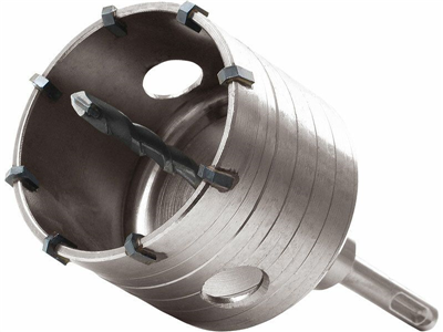 Vrták SDS PLUS do zdi korunkový, O 100mm, délka stopky 100mm EXTOL-PREMIUM