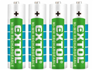 Extol EX42061 Baterie nabíjecí, 4ks, AA (HR6), 1,2V, 2400mAh, NiMh EXTOL-ENERGY