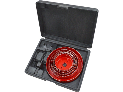 Vrtáky vykružovací korunkové, 7průměrů Ř64-127mm EXTOL-PREMIUM