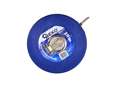 Pásmo měřící, 20m, š. pásma 10mm, PVC GEKO