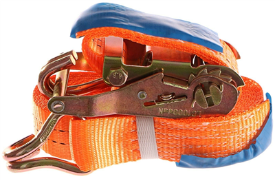 Pás upínací ráčnový s háky, 8m x 35mm, 2t GEKO