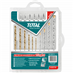 Vrtáky a hroty, sada 16ks, HSS TOTAL-TOOLS