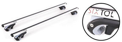 Příčný nosník se zámkem hliníkový ROOF RACK 120cm, nosnost 90kg SIXTOL