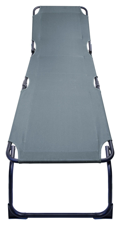 Lehátko kempingové skládací BERLIN šedé CATTARA