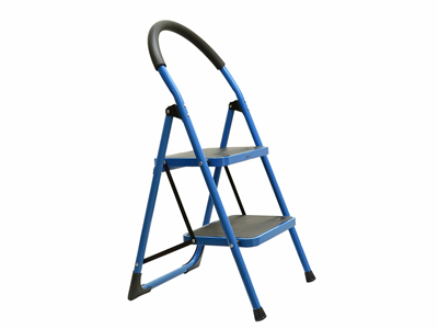 Skládací dvoustupňový žebřík GEKO