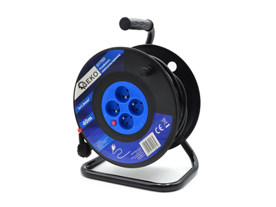 Kabel prodlužovací 3x1.0mm2, buben, 40m GEKO