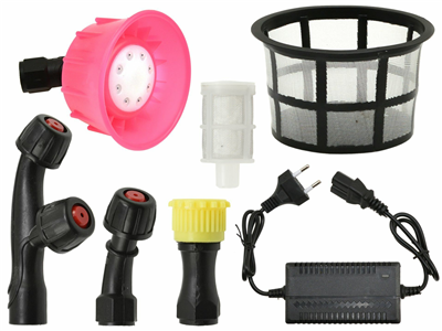 Akumulátorový zádový tlakový postřikovač zahradni 16L GEKO