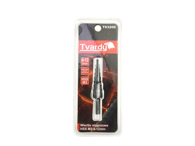 HSS stupňovitý vrták M2 TiAlN 4-12mm GEKO