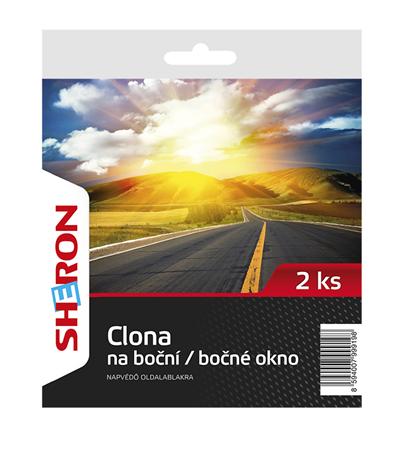 Sluneční clona na boční okno 2 ks