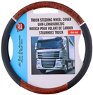 5800769 ALLRIDE Potah na volant 44-46 cm černá-dřevo