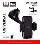 5701533 Držák telefonu s přísavkou 58-88 mm