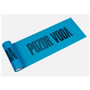 138891 Fólie výstražná POZOR VODA, 300 mm / 70 µm, 100 m, modrá